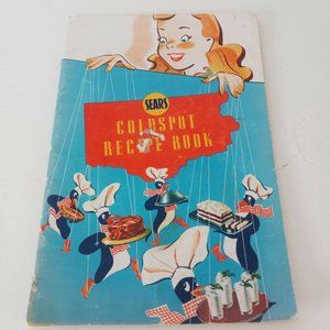 Sears Coldspot Recipe book / manual 1950s MCM